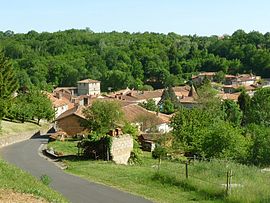 Eine allgemeine Ansicht von Vitrac-Saint-Vincent