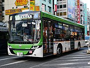 都営バスが運行するボルグレン社のフルフラットバス
