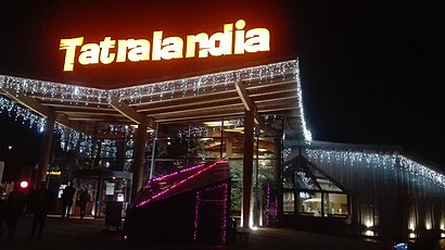How to get to Tatralandia with public transit - About the place