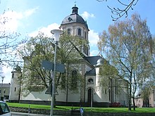 Katholische Pfarrkirche St. Sebastian mit von Laurenz Mefferdatis entworfenen Teilen