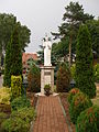 English: Church of the Assumption of the Blessed Virgin Mary in Władysławowo. St Joseph monument. Polski: Kościół Wniebowzięcia Najświętszej Maryi Panny we Władysławowie. Pomnij św Józefa