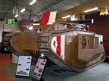 WW1 Mark V tank, in The Tank Museum WW1 Tank Mark V, Bovington.jpg