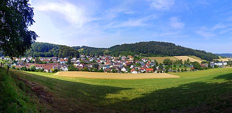 Panoramablick auf Waschenbach (2016)