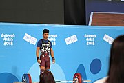 Deutsch: Gewichtheben bei den Olympischen Jugendspielen 2018; Tag 2, 10. Oktober 2018; Jungen 62 kg English: Weightlifting at the 2018 Summer Youth Olympics at 8 October 2018 – Boys' 62 kg