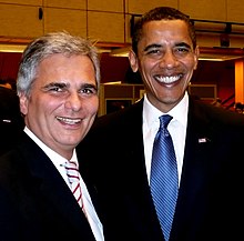 U.S. President Barack Obama and Austrian Chancellor Werner Faymann, 2009. Werner Faymann und Barack Obama beim EU-USA-Gipfeltreffen in Prag (5.4.2009) (3414107279).jpg