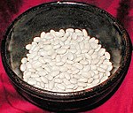 Beans were an integral part of the colonial diet as an indigenous crop. White beans.jpg