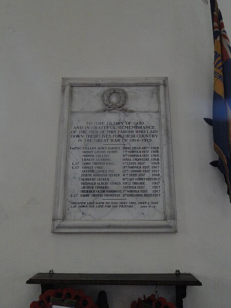 File:Whitwell War Memorial - geograph.org.uk - 4773647.jpg