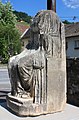 English: Beheaded Roman seat statue of the Goddess Isis Noreia Deutsch: Geköpfte römerzeitliche Sitzstatue der Landesgöttin Isis Noreia