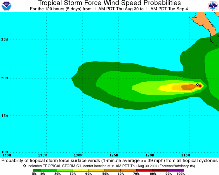 File:Wind Speed Probabilities of Tropical Storm Gil.png