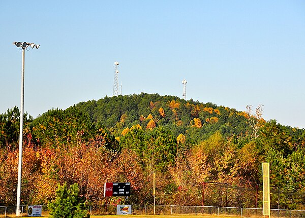 Woodall Mountain, elevation 807 feet, is the highest point in the state of Mississippi.