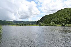 Yalu river (nonni river tributary) in Greater Khingan range, Manchuria, China.JPG