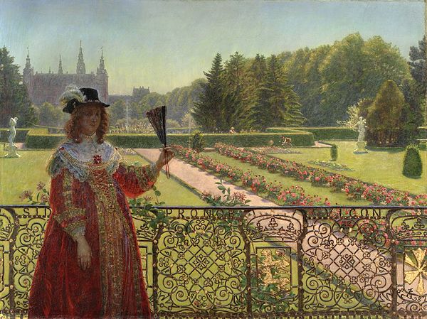 Leonora Christina in the Garden of Frederiksborg Palace, 1887