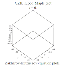 Zakharov-Kutznezov equation plot1