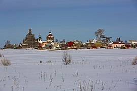 Vue du hameau en hiver 2017.