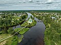 * Nomination Smolenskaya church at Mariam island photographed from above. Olonets, Republic of Karelia, Russia. --Красный 07:36, 31 May 2023 (UTC) * Decline Buildings are leaning outward on both sides of the picture. Perspective correction needed. --Halavar 18:10, 31 May 2023 (UTC)  Oppose Picture tilts to the left --Grunpfnul 07:01, 7 June 2023 (UTC)