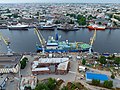 * Nomination: Ural icebreaker at the pier of Baltic Shipyard photographed from above. Saint Petersburg, Russia. By User:Красный --Екатерина Борисова 03:33, 8 March 2024 (UTC) * * Review needed