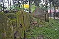 বেগম রোকেয়ার বাড়ি সংলগ্ন প্রাচীন মসজিদ এর সামনে দেয়াল ও কবর