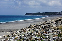 Strandlinjen i Xincheng Township