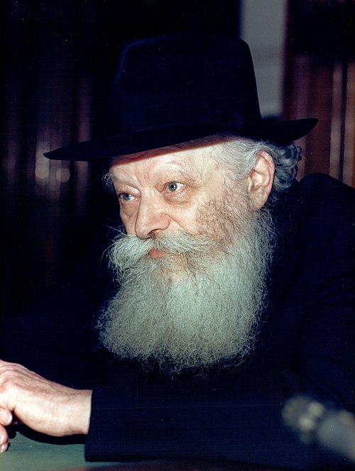 Menachem Mendel Schneerson in 1989
