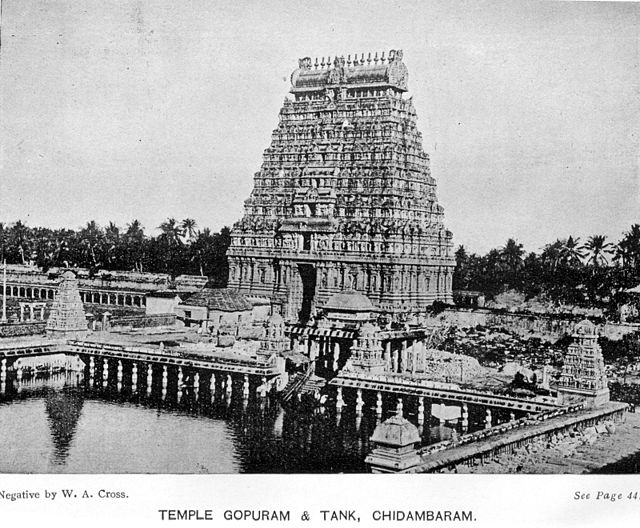 Chidambaram Temple as seen in 1913.