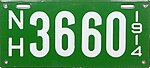 1914 New Hampshire License Plate.jpg