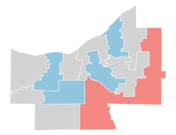 2016 Cuyahoga County Council election results map.svg