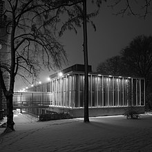 Erweiterungsbau im Museumpark von 2010 für Archiv, Werkstätten und Kupferstichkabinett