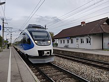Talent der ungarischen Staatsbahn MÁV als Euregio R9446 in Nickelsdorf