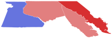 County results
Ward
50-60%
70-80%
Hunter
60-70% 2022 North Carolina's 5th State House of Representatives district election results map by county.svg