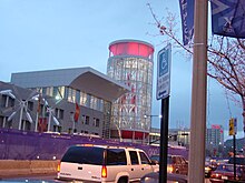Salt Palace convention center during the 2002 Winter Olympics 29-broadcast-center (102505658).jpg