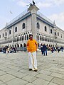 ANBU TAMIL INDIAN COSTUME IN VENICE ITALY 1