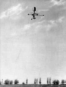 The PKZ-2 hovering at a height of 50 m in 1918