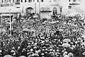 Demonstration in Tbilissi, capital of the Caucasus Viceroyalty, in February 1917.