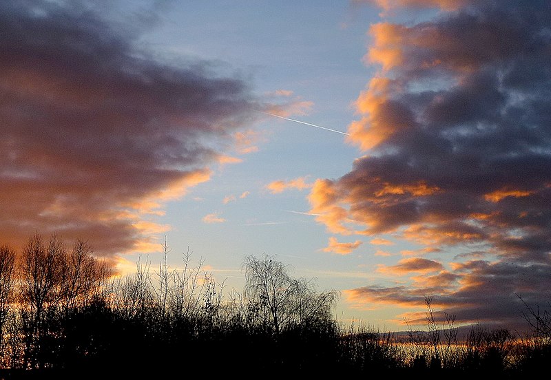 File:A wintery sky over Castle Meads - geograph.org.uk - 2777037.jpg