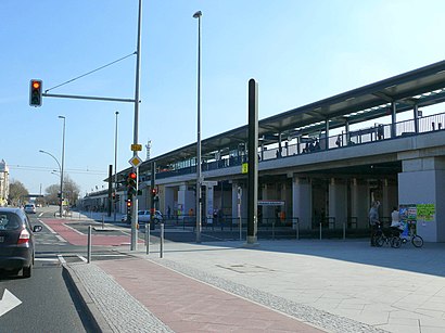 So kommt man zu dem S Bahnhof Adlershof mit den Öffentlichen - Mehr zum Ort Hier