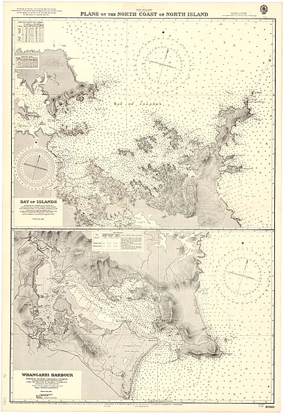 File:Admiralty Chart No 1090 Plans on the north coast of North Island, New Zealand, Published 1942.jpg