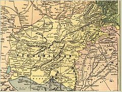 Afghanistan före 1893 års gränsdragningar