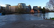 Thumbnail for File:Aire Close flooded by the Aire - geograph.org.uk - 6387669.jpg