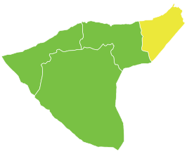 Al-Malikiyah district in het gouvernement Al-Hasakah