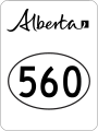 Alberta Highway 560.svg