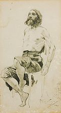 Studiu al unui om așezat, 1891