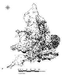 Roman coins findings clearly indicate the areas of greatest "Romanization" and presence in Roman Britain All Roman coins 1997 - 2010 (2).jpg