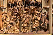 English: Detail of the altar in St. Marien in Osnabrück, Germany