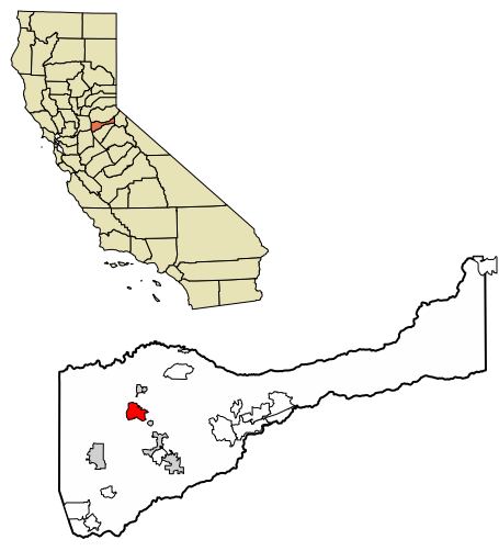 File:Amador County California Incorporated and Unincorporated areas Drytown Highlighted 0619976.svg