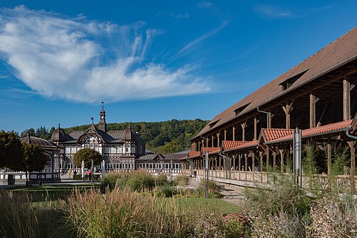 An den Gradierhäusern, Ensemble der Gradierhäuser Bad Salzungen 20200920 034