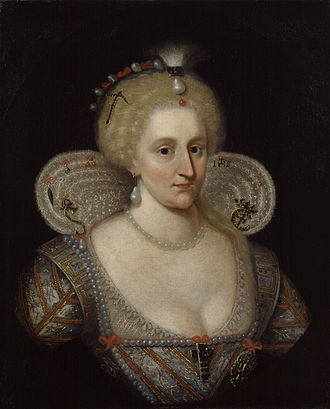 Anne of Denmark, c. 1616, by Paul van Somer Anne of Denmark by Paul Van Somer.jpg