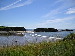 Ein Blick auf Annestown Beach.