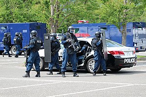 Anti-Firearms Squad of the Fukushima Prefectural Police during an exercise.jpg