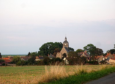 Udsigt over Arcy-Sainte-Restitue