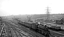 Approaching the station in 1961